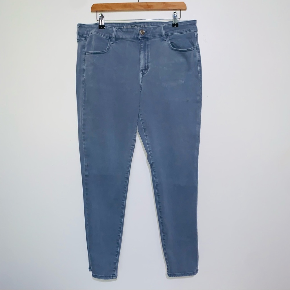 American Eagle Super High-Waisted Jeggings 16 Regular Next Level Stretch